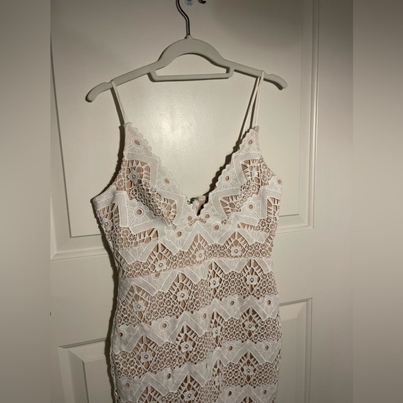 Lulus white lace dress - Picture 3 of 7